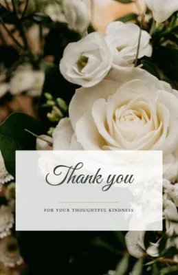 The Botanical Thank You template